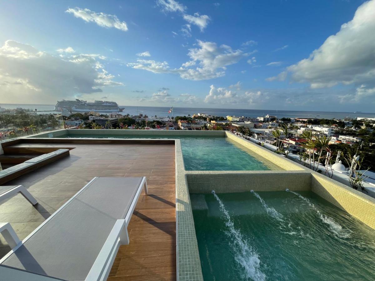 Brand New Condo With Rooftop Pool Cozumel Luaran gambar