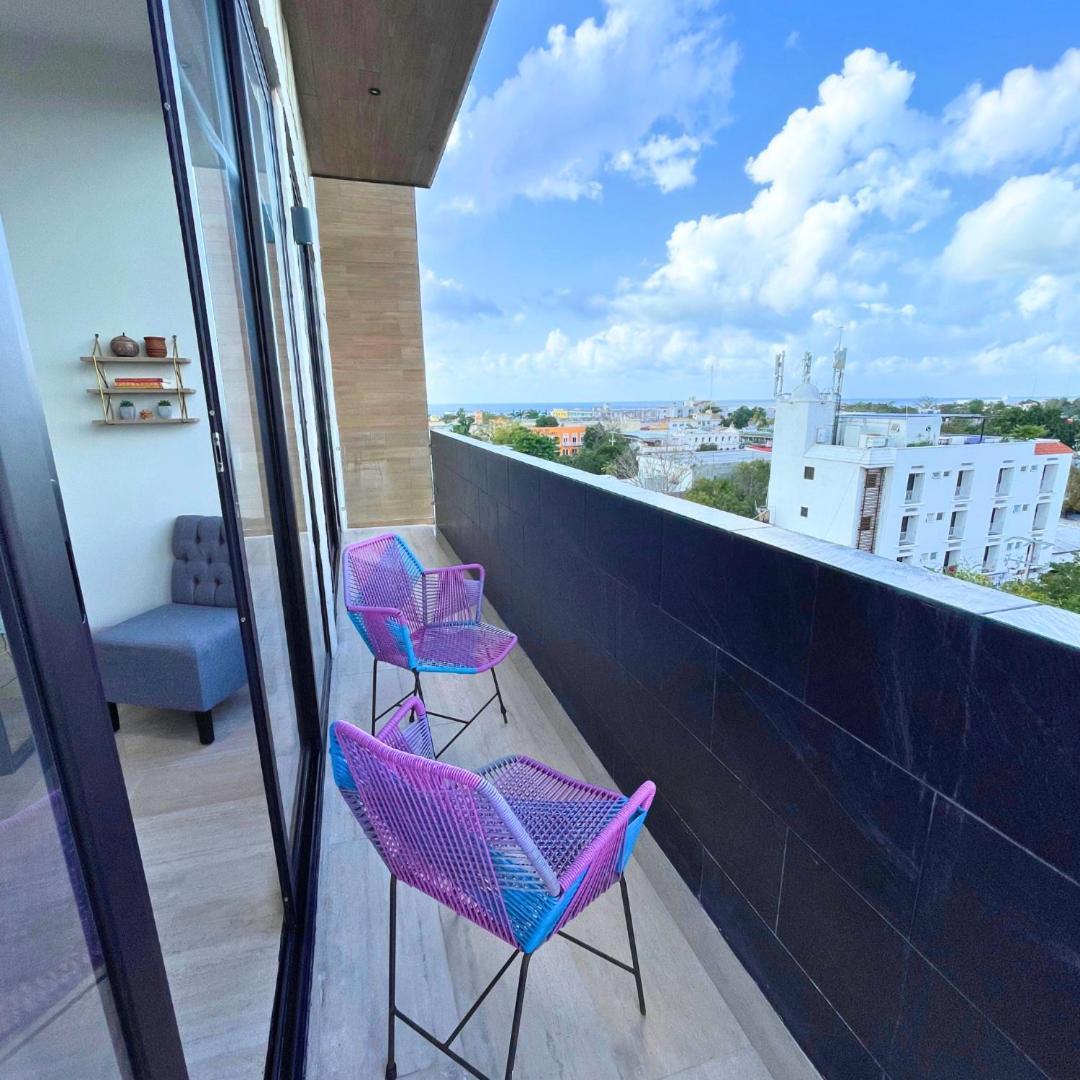 Brand New Condo With Rooftop Pool Cozumel Luaran gambar