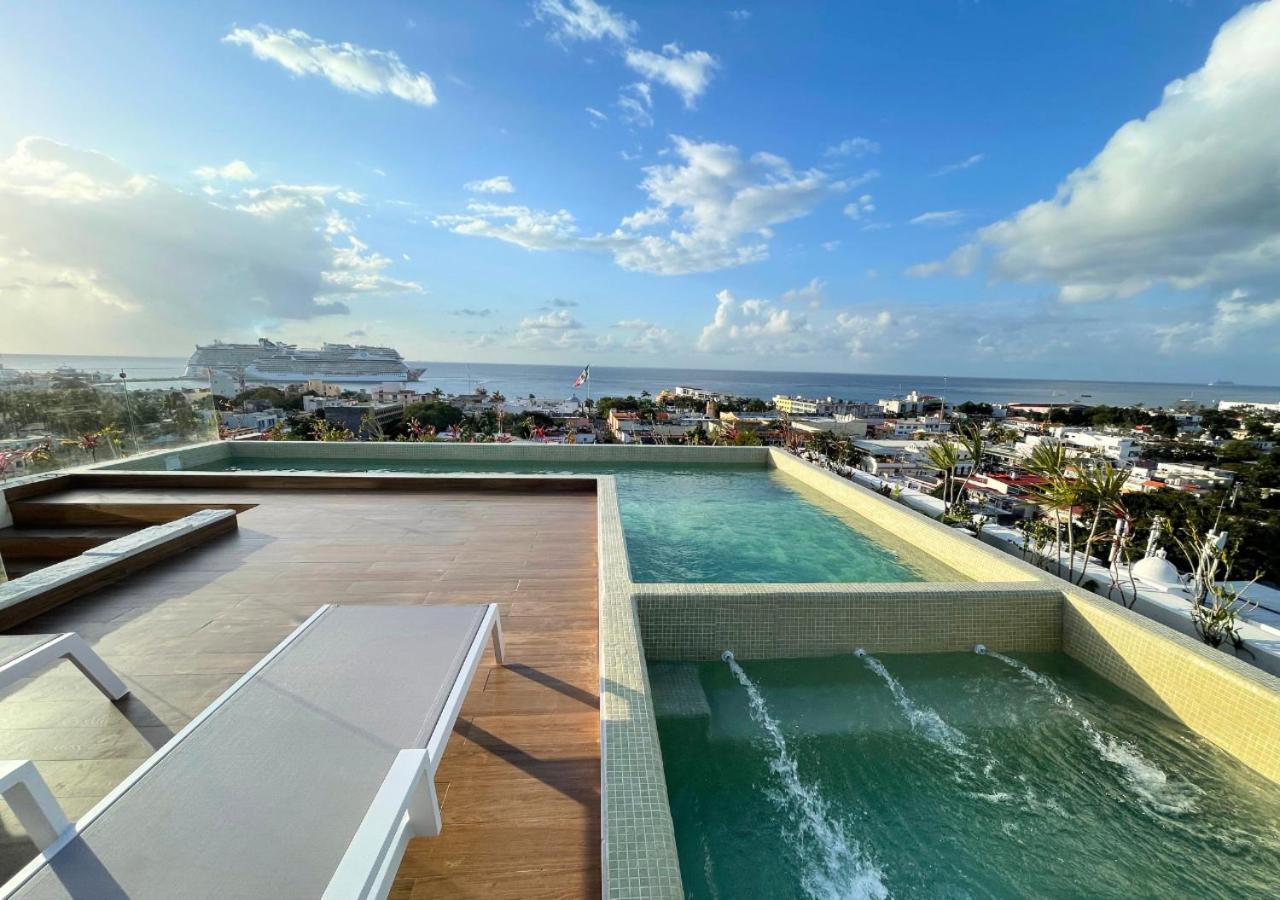 Brand New Condo With Rooftop Pool Cozumel Luaran gambar